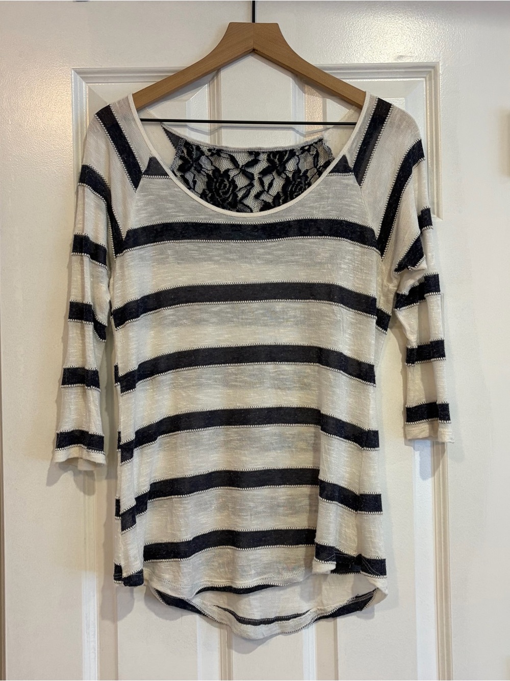 maurices lace panel top